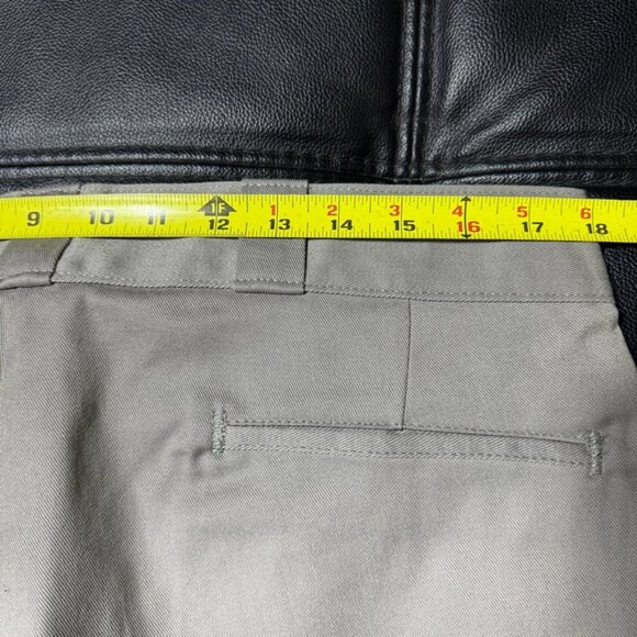 Dickies Men's Work Shorts Gray Regular Fit Flat Front Slash Pockets Waistband 36 - Picture 14 of 16